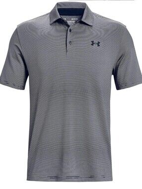 Under Armour Playoff 3.0 Striped Polo Shirt ~ Navy 1378676-410 | Mens: XL-TALL